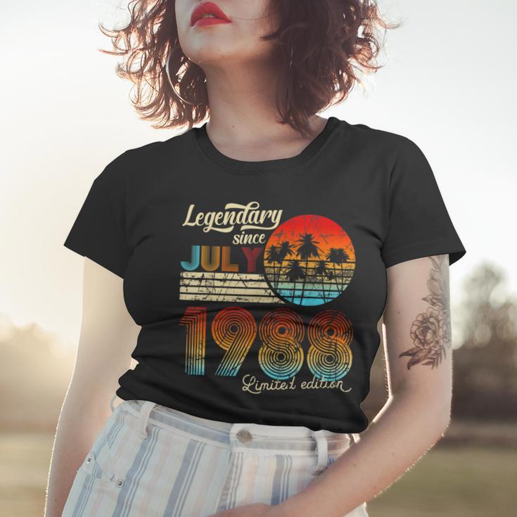 Geburtstag Legendary Since Juli 1988 Geschenk Frauen Tshirt Geschenke für Sie