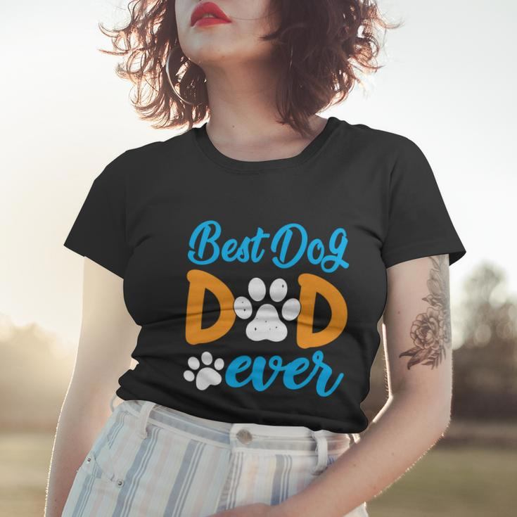 Gift For Dad Best Dog Dad Fathers Day Women T-shirt Gifts for Her