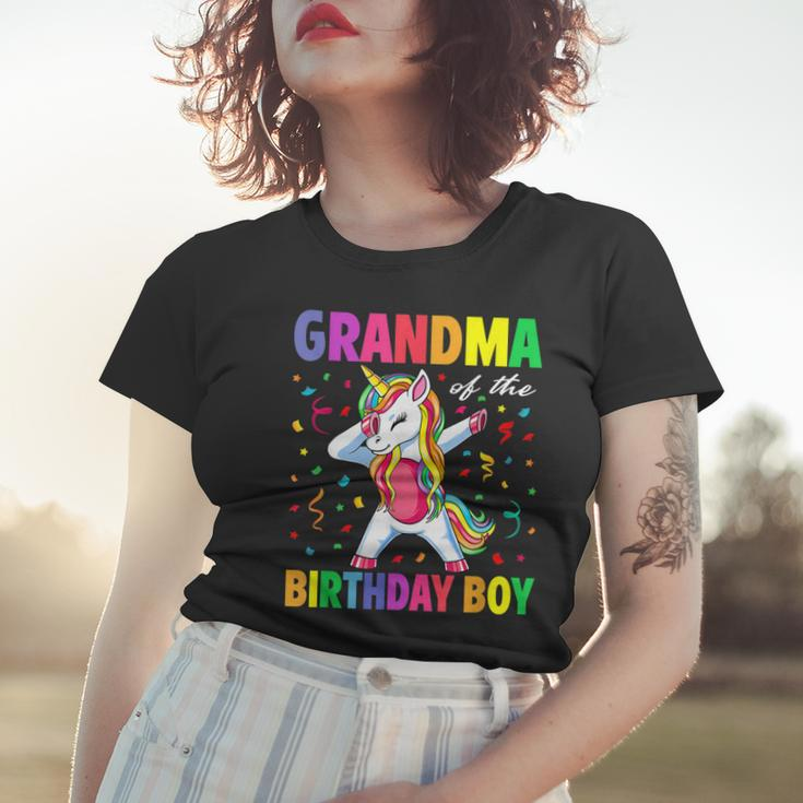 Grandma Of The Birthday Party Gifts Boys Dabbing Unicorn Women T-shirt Gifts for Her