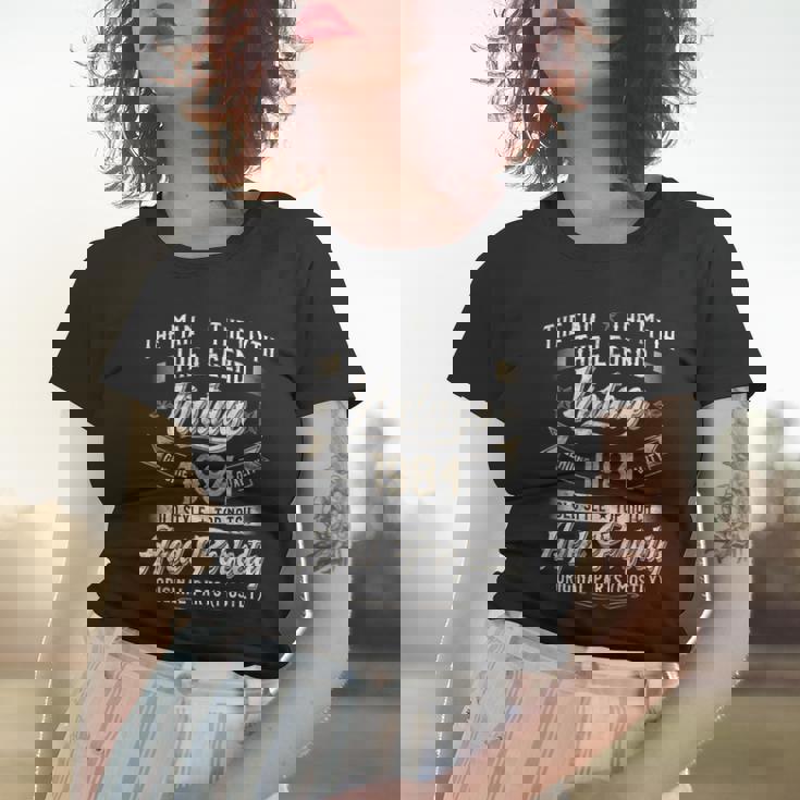 Herren Frauen Tshirt 39. Geburtstag, Vintage 1984, Mann Mythos Legende Geschenke für Sie