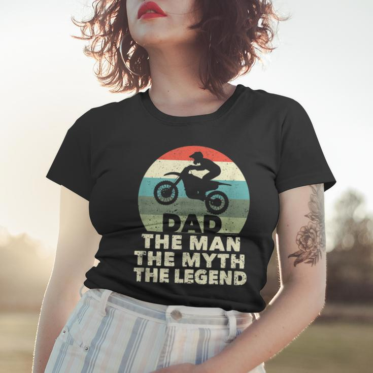 Herren Motocross MX Rider Dad Frauen Tshirt - Mann, Mythos, Legende Geschenke für Sie