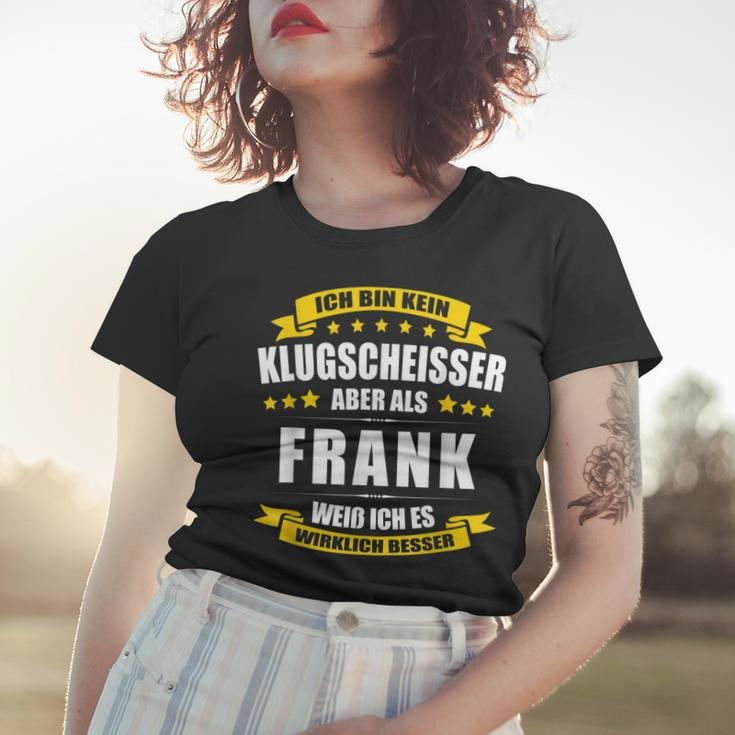 Herren Name Frank Vorname Namensgeschenke Namenstag Fun Frauen Tshirt Geschenke für Sie