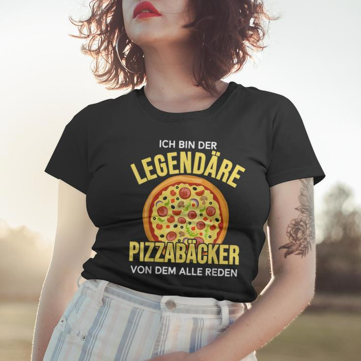 Ich Bin Der Legendäre Pizzabäcker Weltbester Pizzabäcker Frauen Tshirt Geschenke für Sie