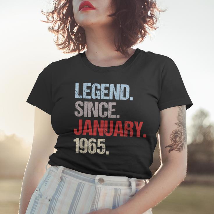 Legende Seit Januar 1965 Jahrgang Geburtstag Frauen Tshirt Geschenke für Sie