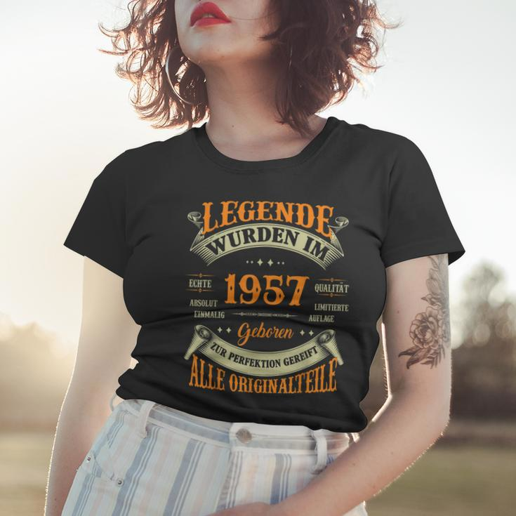 Legenden Wurden Im 1957 Geboren 66 Geburtstag 66 Jahre Frauen Tshirt Geschenke für Sie