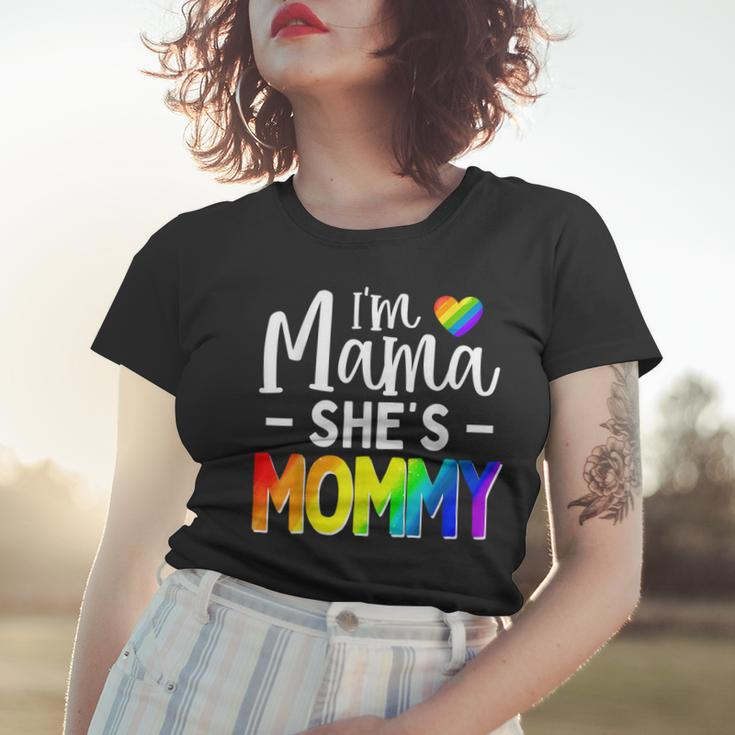 Lesbian Mom Gift Gay Pride Im Mama Shes Mommy Lgbt Women T-shirt Gifts for Her