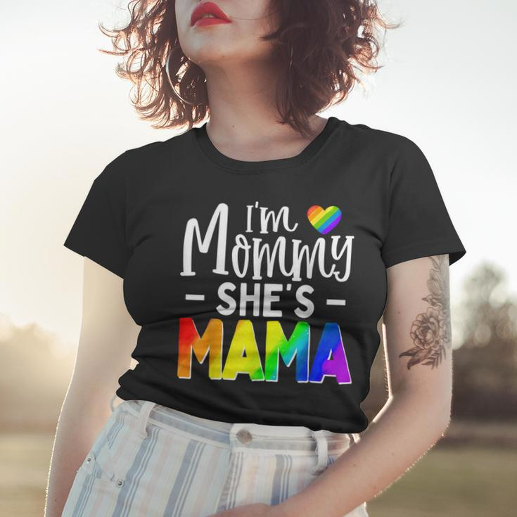 Lesbian Mom Gift Gay Pride Im Mommy Shes Mama Lgbt Women T-shirt Gifts for Her