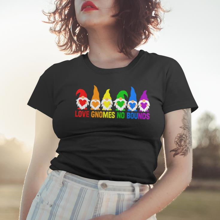 Love Lgbt Rainbow Gnomes Lgbtq Couple Squad Gay Lesbian Women T-shirt Gifts for Her