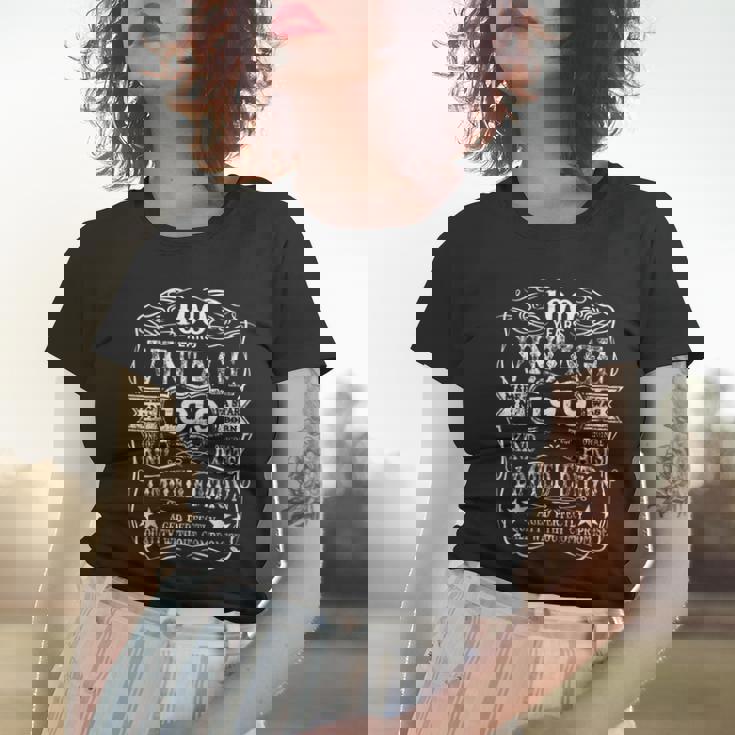 Made In 1919 100 Years Old Vintage 100Th Birthday Gift Shirt Women T-shirt Gifts for Her