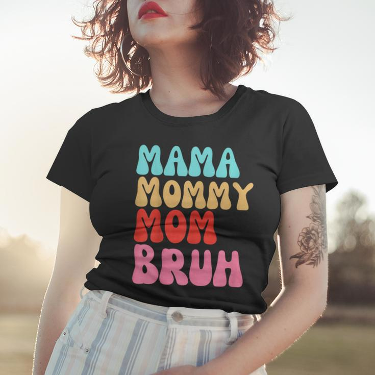 Mama Mommy Mom Bruh Mothers Day Vintage Funny Groovy Mother Women T-shirt Gifts for Her