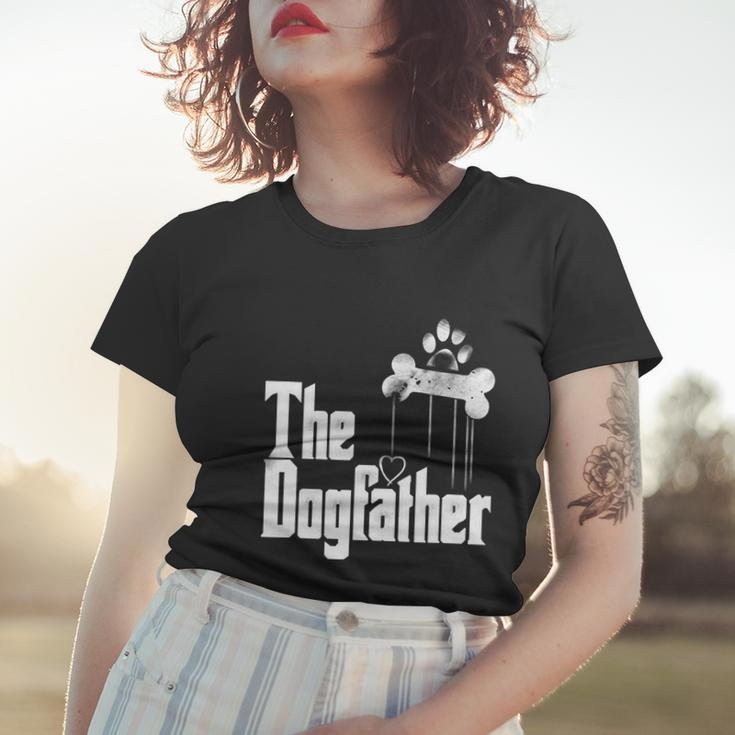 Mens The Dogfather Shirt Dad Dog Tshirt Funny Fathers Day Tee Tshirt Women T-shirt Gifts for Her