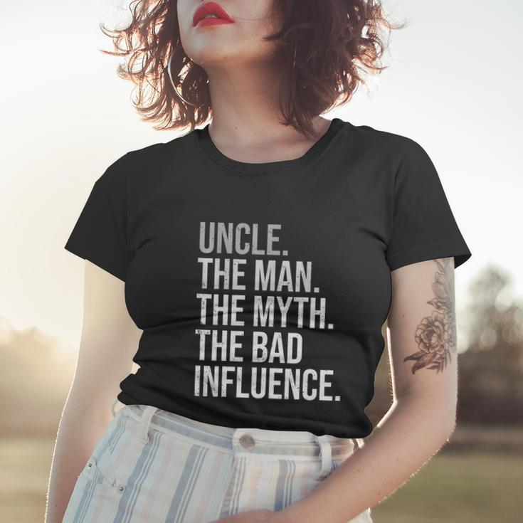 Mens Uncle The Man The Myth The Legend Fun Best Funny Uncle Women T-shirt Gifts for Her