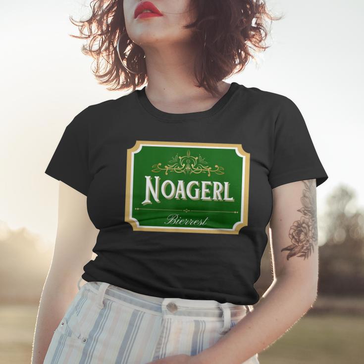 Noagerl Bierrest Noagal Fake Bier Brauerei Dialekt Spruch Frauen Tshirt Geschenke für Sie