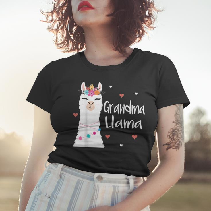 Oma Lama Nette Lamas Liebhaber Frauen Nana Geschenk Frauen Tshirt Geschenke für Sie