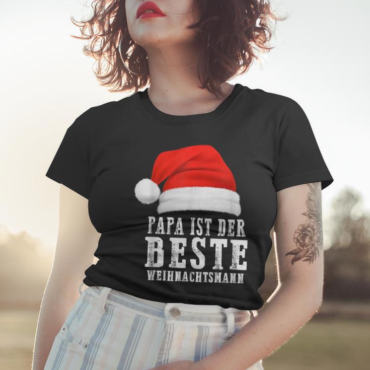 Papa Claus Merry Christmas Santa Mütze Frauen Tshirt Geschenke für Sie