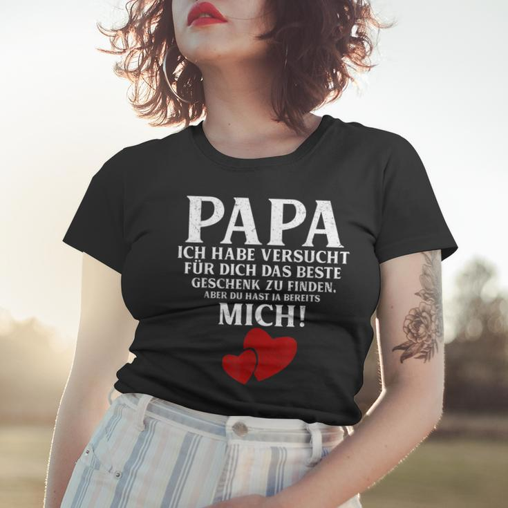 Papa und Tochter Partnerlook Frauen Tshirt, Lustiges Vatertagsgeschenk Geschenke für Sie