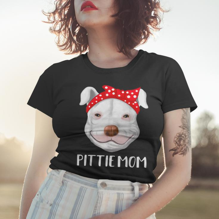 Pitbull Dog Lovers Pittie Mom Mothers Day Pit Bull Women T-shirt Gifts for Her