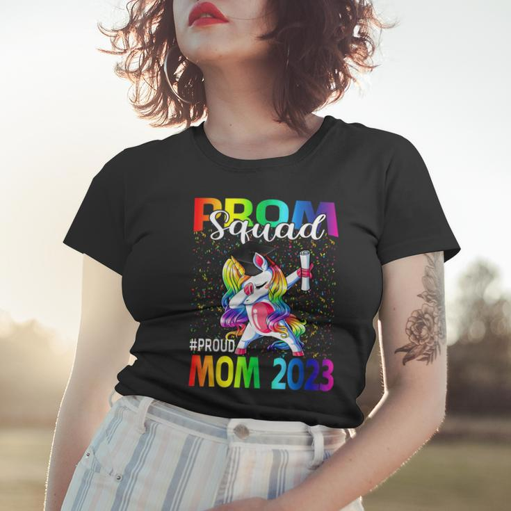 Prom Squad Proud Mom Class Of 2023 Unicorn Women T-shirt Gifts for Her