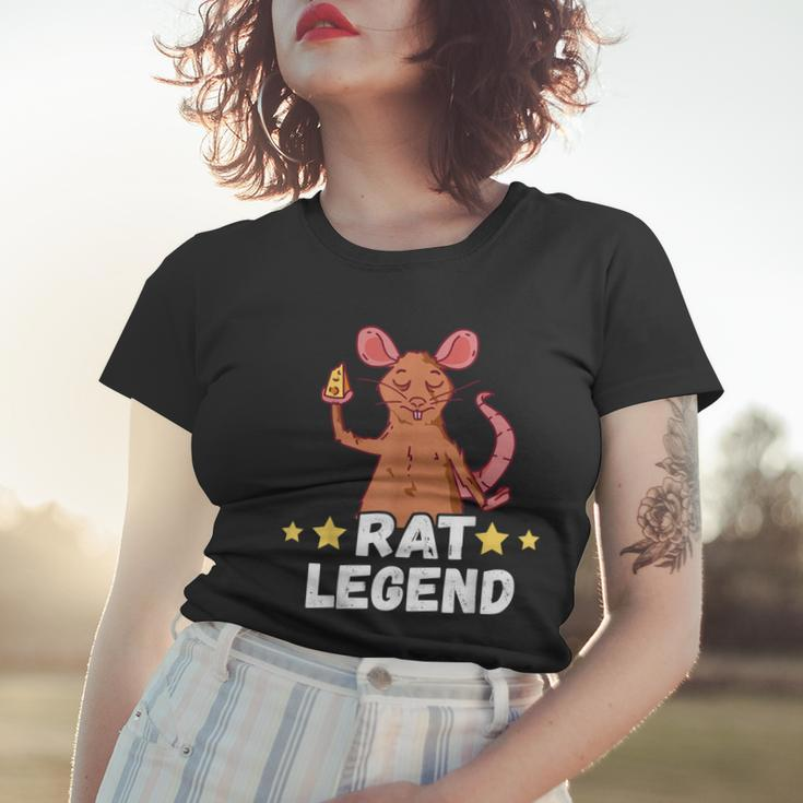 Ratten-Liebhaber Käsefinder Ratte Frauen Tshirt, Nagerbesitzer Design Geschenke für Sie