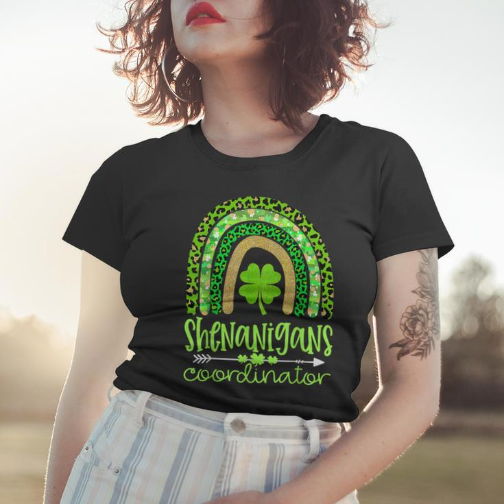Shenanigans Coordinator Teacher Mom Boss St Patricks Day Women T-shirt Gifts for Her