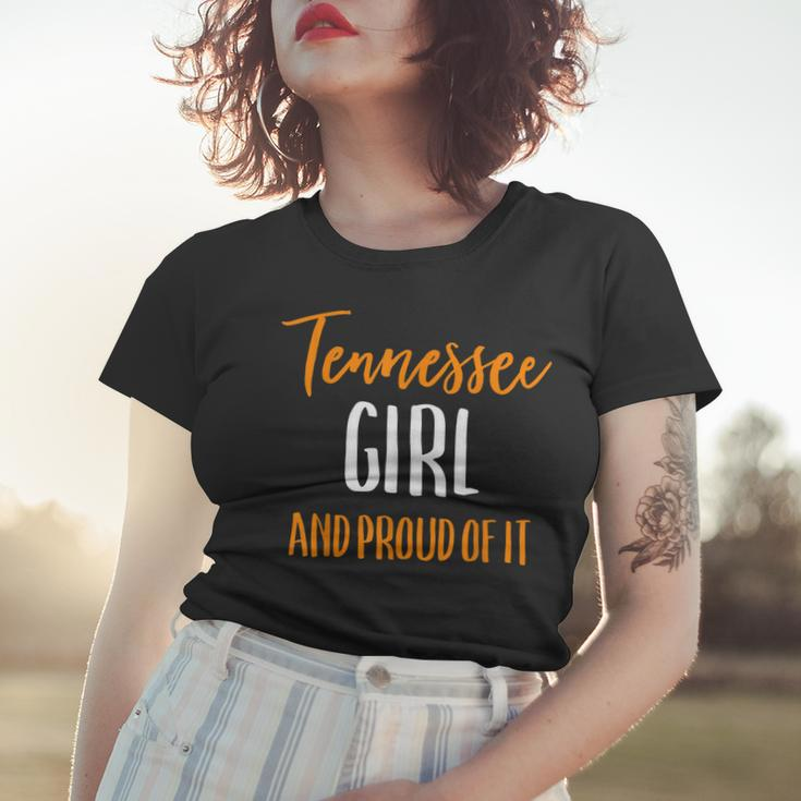 Tennessee Girl And Proud Of It Womens Football Vintage Women T-shirt Gifts for Her