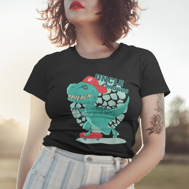 Unclesaurus Rex Funny Gift For Uncle Women T-shirt Gifts for Her
