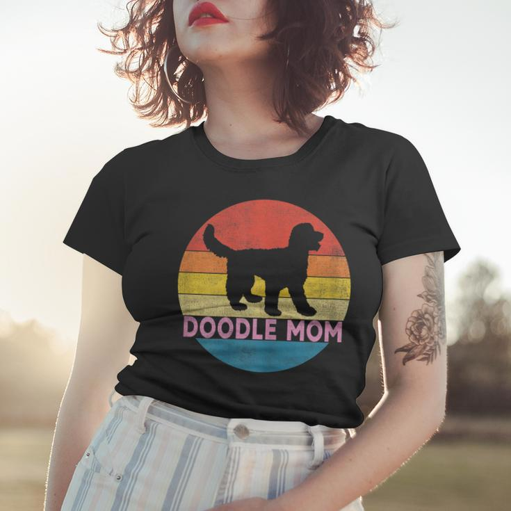 Womens Doodle Mom Cute Goldendoodle Dog Owner Mothers Day Mama Wife Women T-shirt Gifts for Her