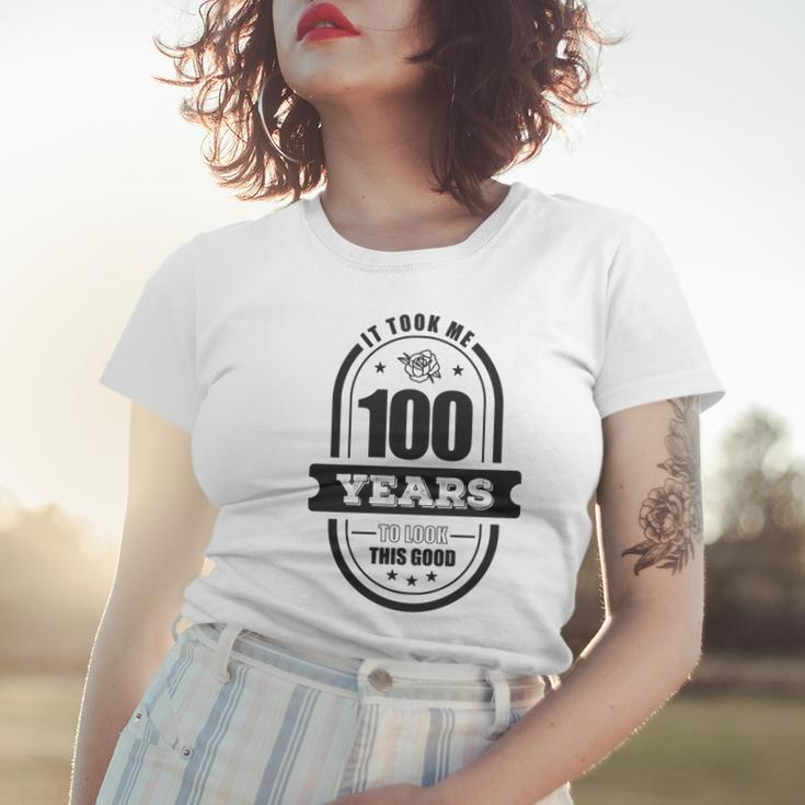 100. Geburtstag Oma Langarmshirt, Einzigartiges Design zum Jubiläum Frauen Tshirt Geschenke für Sie
