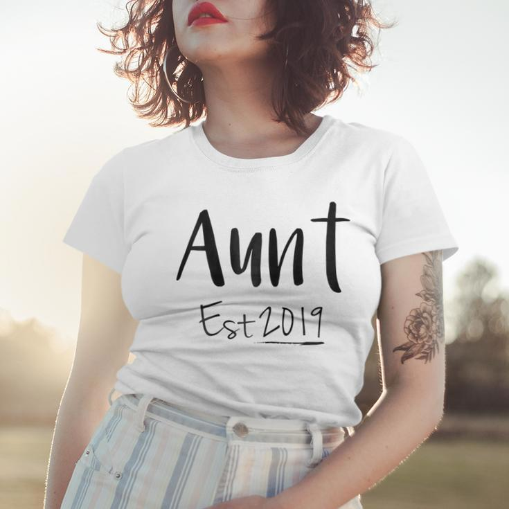 Aunt 2019 Pregnancy Announcement To Aunt Gift Gift For Womens Women T-shirt Gifts for Her