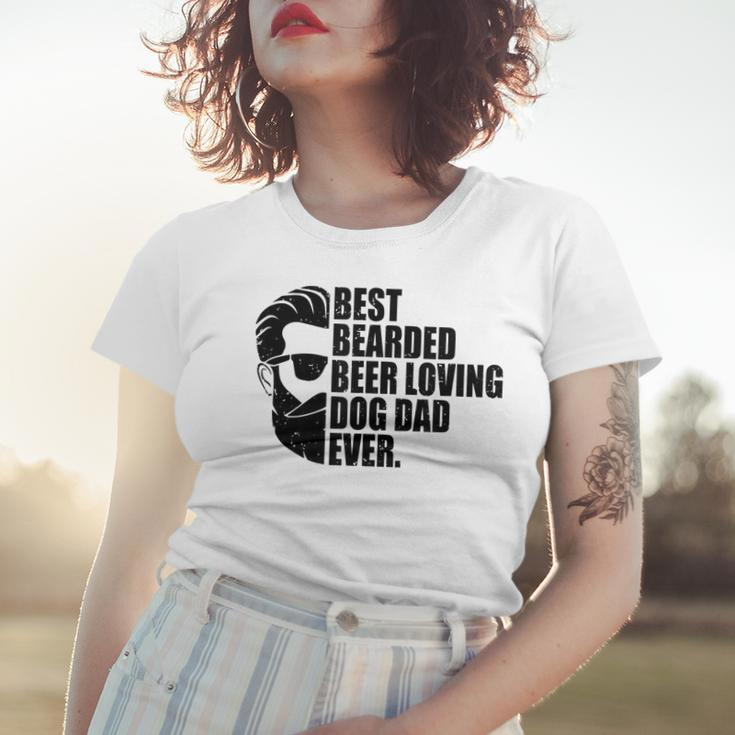 Best Bearded Beer Loving Dog Dad Pet Lovin Owner Gifts Gift For Mens Women T-shirt Gifts for Her