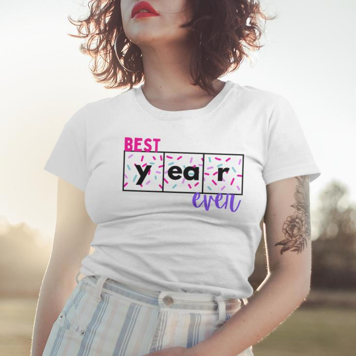 Best Year Ever Reading Teacher End Of School  Women T-shirt Gifts for Her