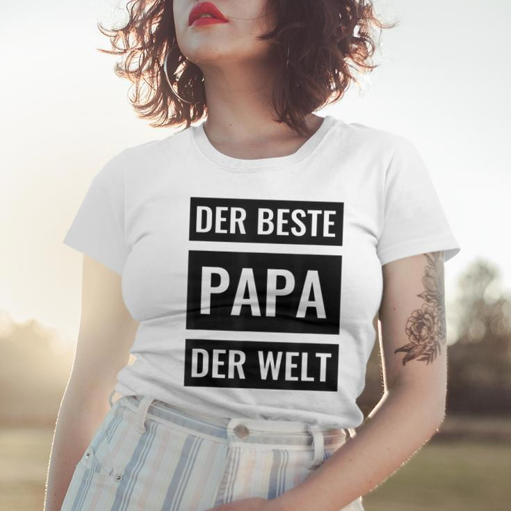 Bester Papa der Welt Frauen Tshirt, Herren Geburtstag & Vatertag Idee Geschenke für Sie
