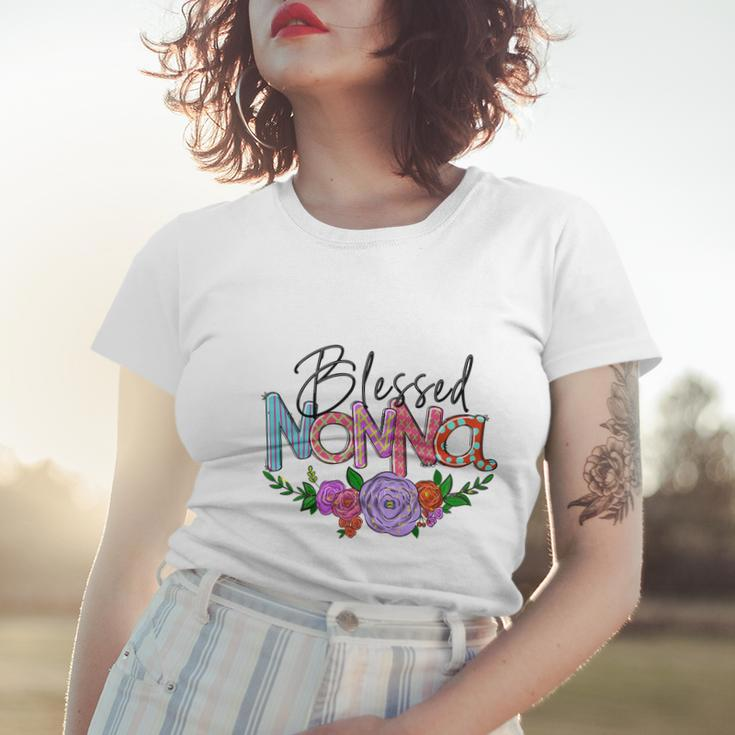 Blessed Nonna Graphic First Time Grandma Shirt Plus Size Shirts For Girl Mom Son Women T-shirt Gifts for Her