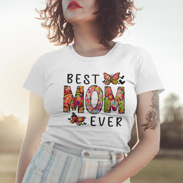 Floral Mothers Day Best Mom Ever From Daughter Son Kid Women T-shirt Gifts for Her
