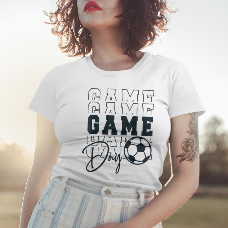 Game Day Soccer Mirror Soccer Mom Soccer Vibes Cool Women T-shirt Gifts for Her