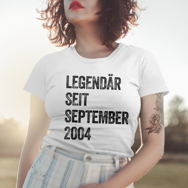 Geburtstag Legendär Seit September 2004 Jahrgang Vintage Frauen Tshirt Geschenke für Sie