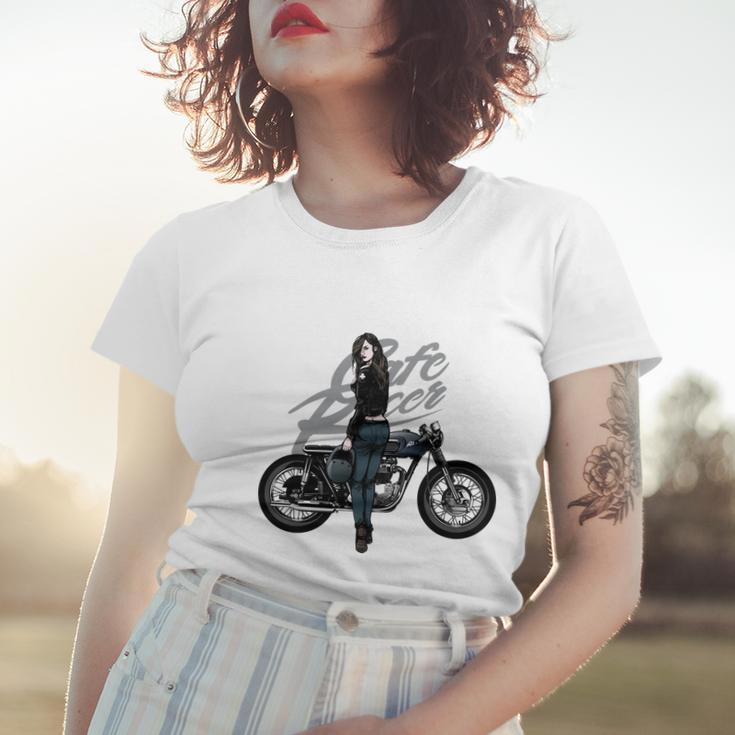 Girl With Vintage Car Women T-shirt Gifts for Her