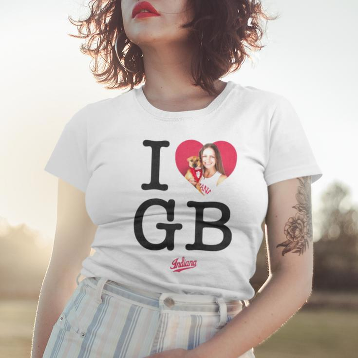 Grace Berger I Love Gb Indiana Women T-shirt Gifts for Her