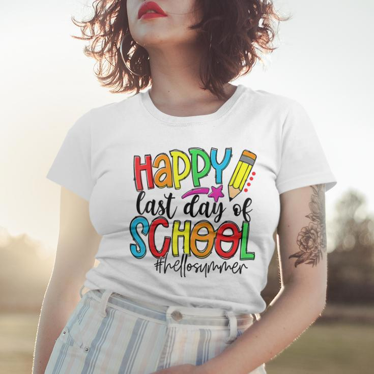 Happy Last Day Of School Teacher Student Graduation Gifts Women T-shirt Gifts for Her