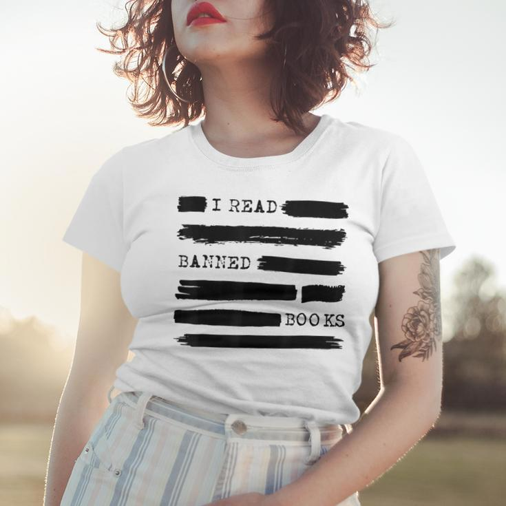 I Read Banned Books Banned Books Week Gift Librarian Teacher Women T-shirt Gifts for Her