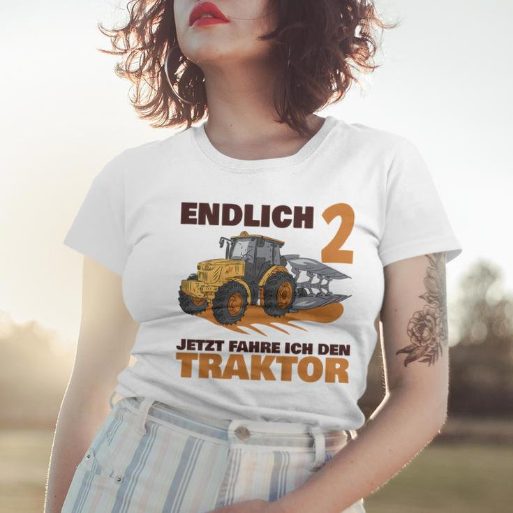 Kinder Traktor Frauen Tshirt Endlich 2 Jahre: Jetzt Fahre Ich für Jungen Geschenke für Sie