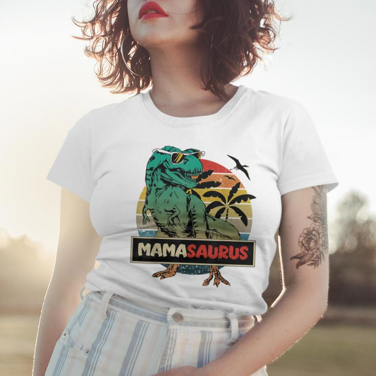 Matching Family Mamasaurus Trex Mothers Day Mom Women T-shirt Gifts for Her