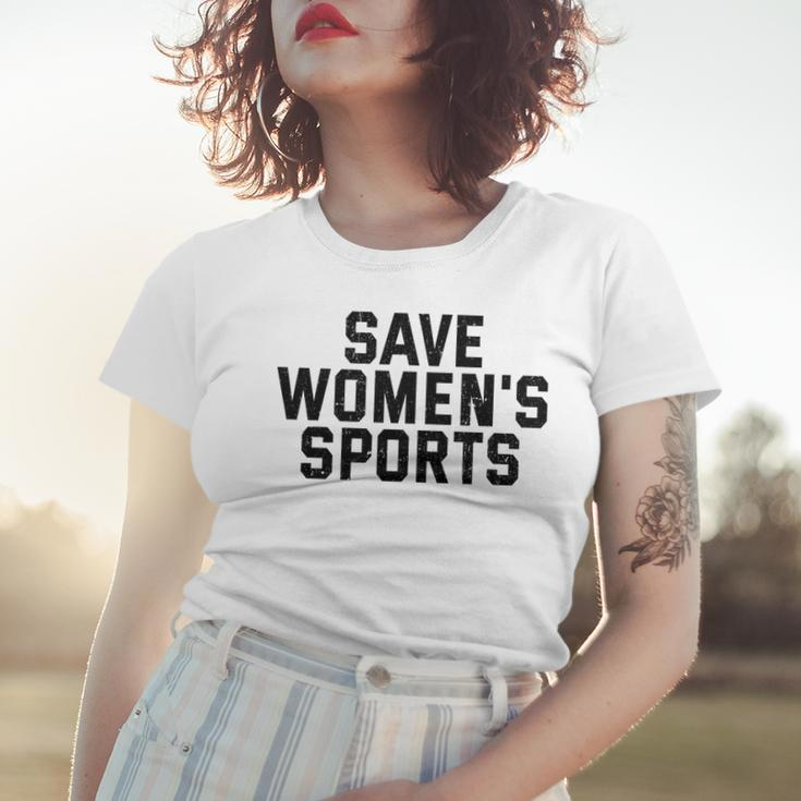 Save Womens Sports Support Womens Athletics Vintage Retro Women T-shirt Gifts for Her