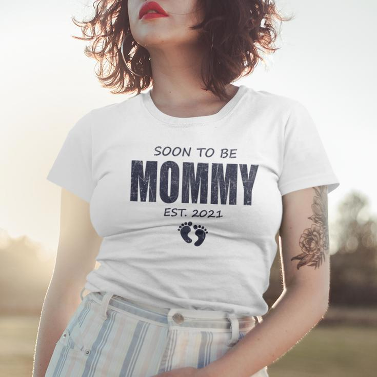 Soon To Be Mommy 2020 And Promoted To Mom Baby Announcement Gift For Womens Women T-shirt Gifts for Her
