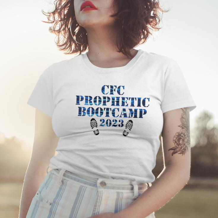 Womens Cfc Prophetic Bootcamp 2023 Women T-shirt Gifts for Her