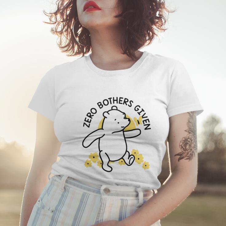 Zero Bothers Given Funny Zero Bothers Given V2 Women T-shirt Gifts for Her