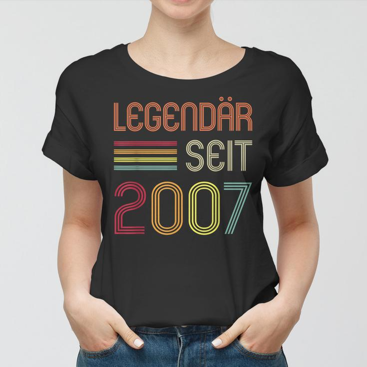 15 Geburtstag Legendär Seit 2007 Geschenk Frauen Tshirt