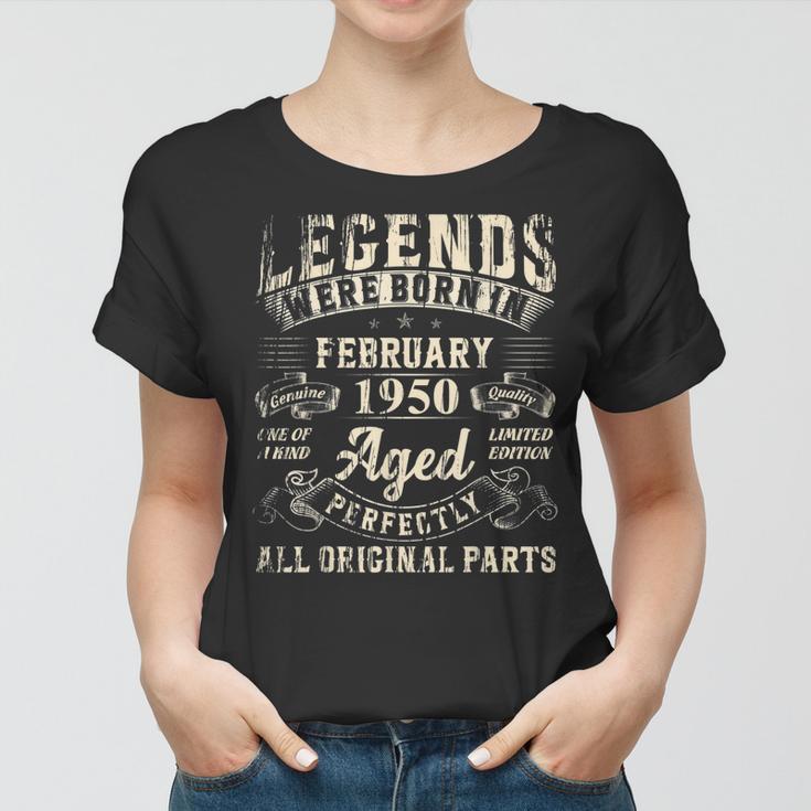 1950 Vintage Frauen Tshirt zum 73. Geburtstag für Männer und Frauen