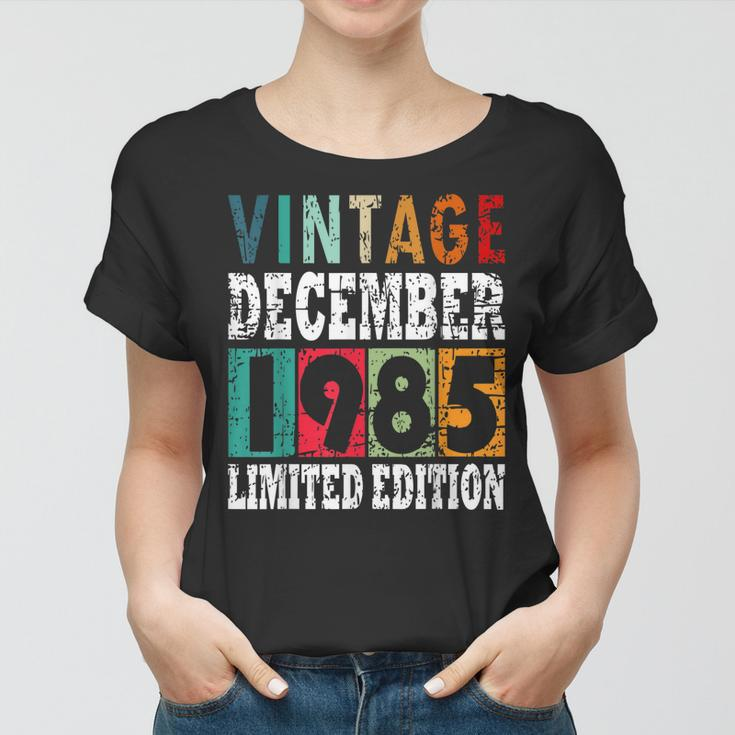 1985 Born In December Retro-Geschenkidee Frauen Tshirt
