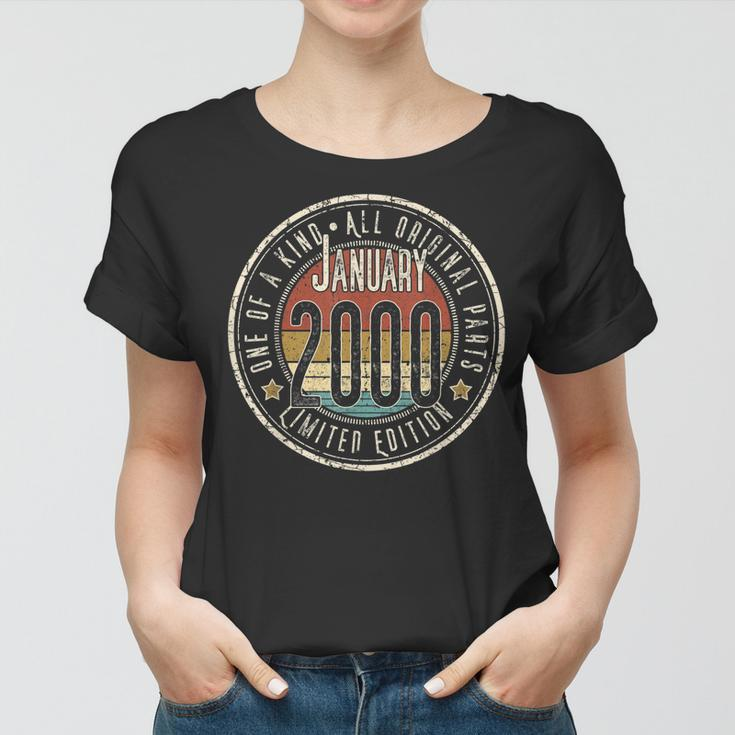 23 Januar 2000 Limited Edition 23 Geburtstag Frauen Tshirt